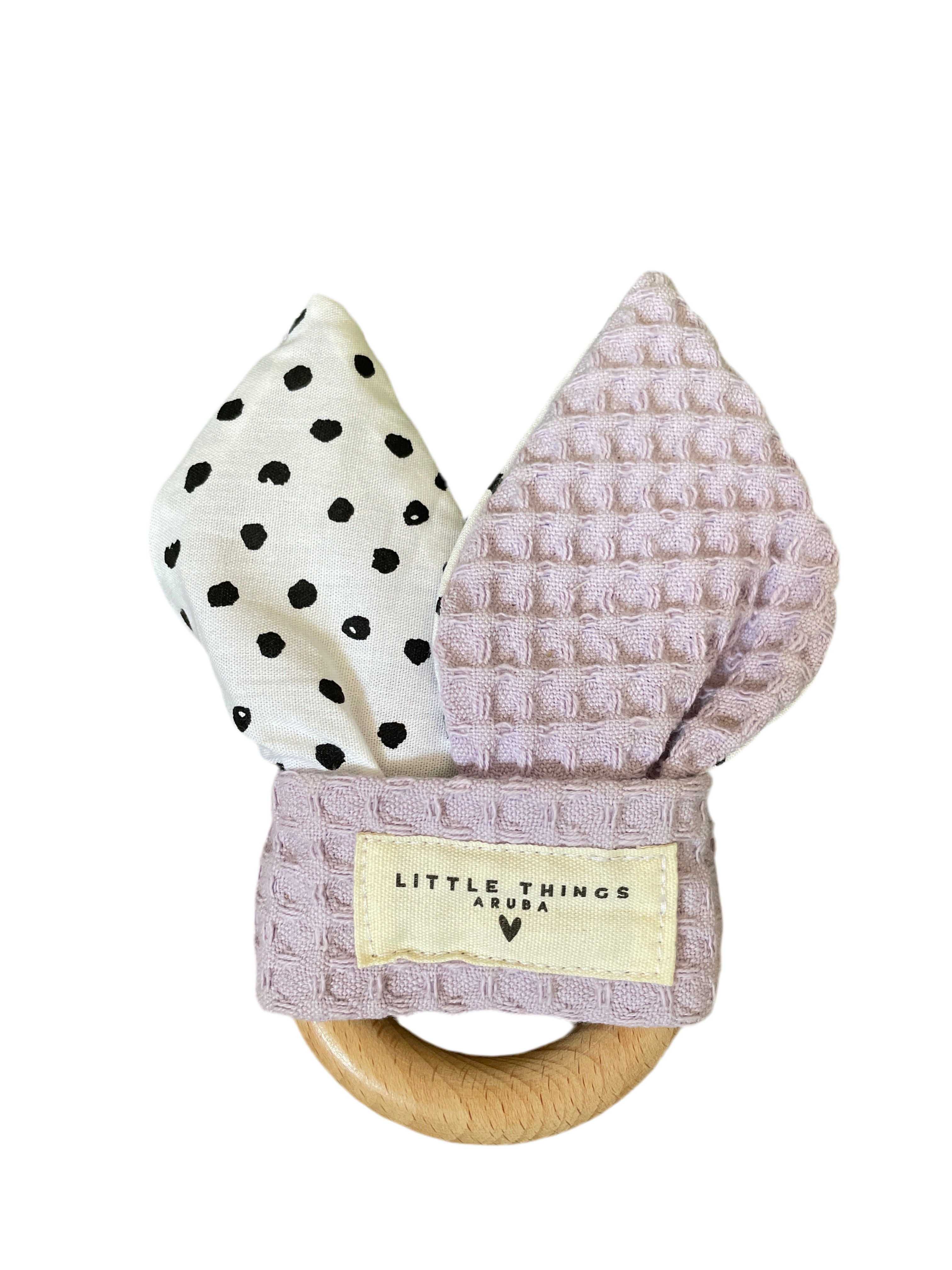 Bunny Teether Dots/ Lila