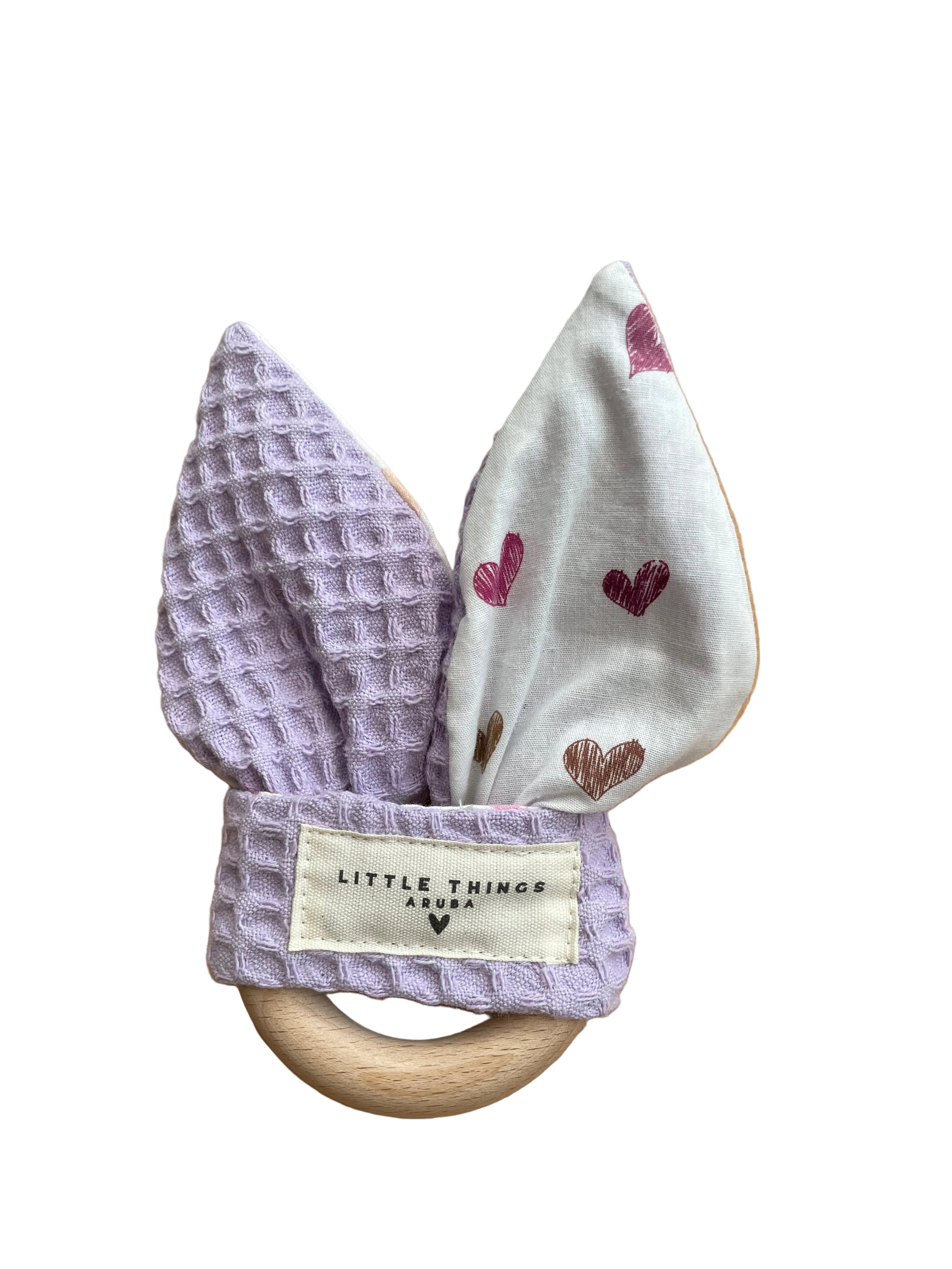 Bunny Teether Hearts