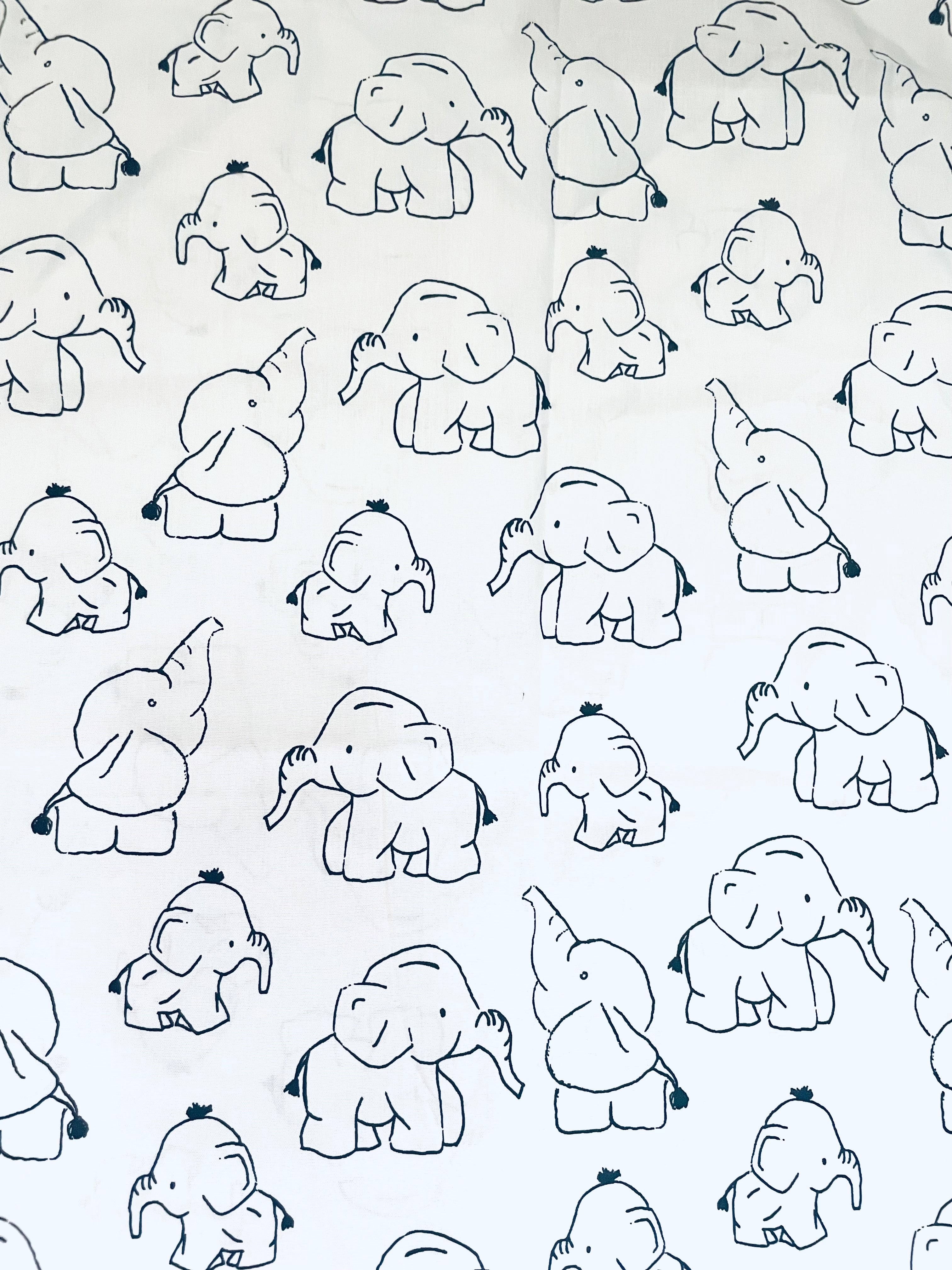 Elephants White